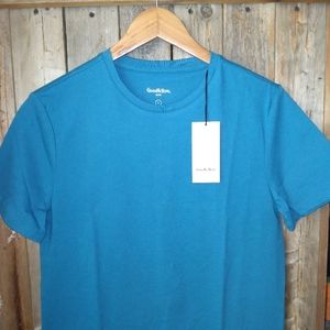 Mens Aqua Blue T Shirt Small
